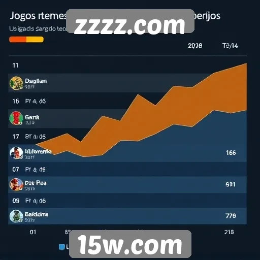 Análise da popularidade dos jogos em zzzz.com